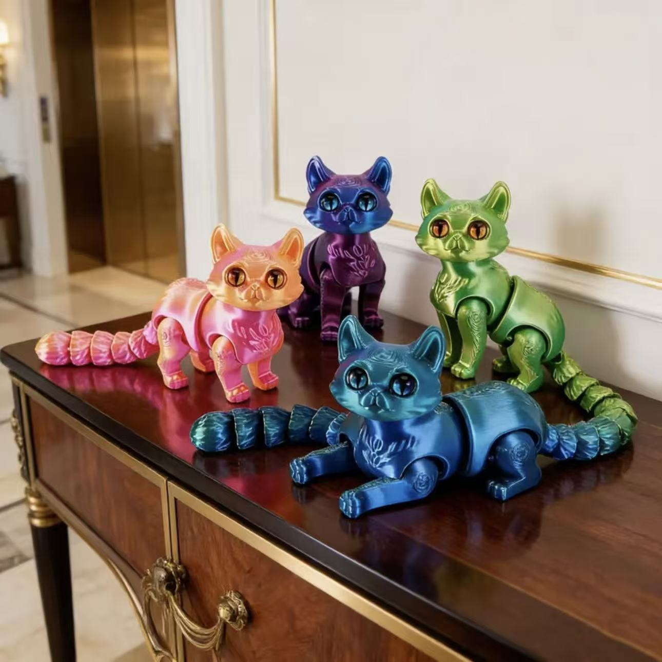 1pc 3D Printed Cute Cartoon Ca - 3D Printing Use recension och pris