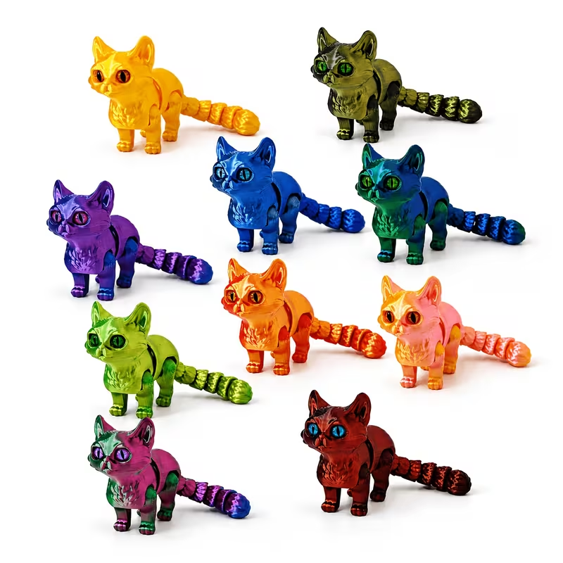 1pc 3D Printed Cute Cartoon Ca - 3D Printing Use recension och pris