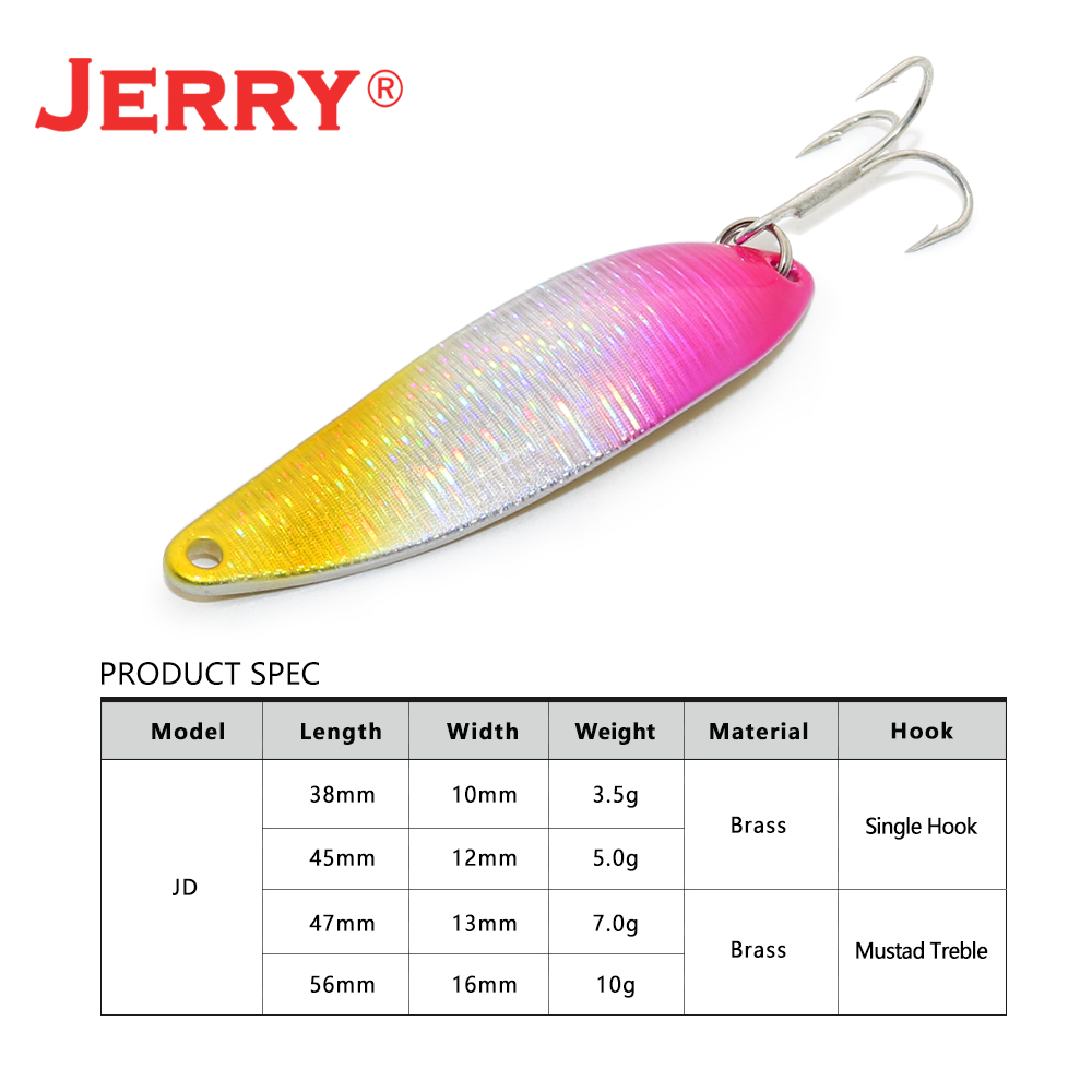 Jerry JD Artificial Spoon Lure - 3D Printing Lure recension och pris