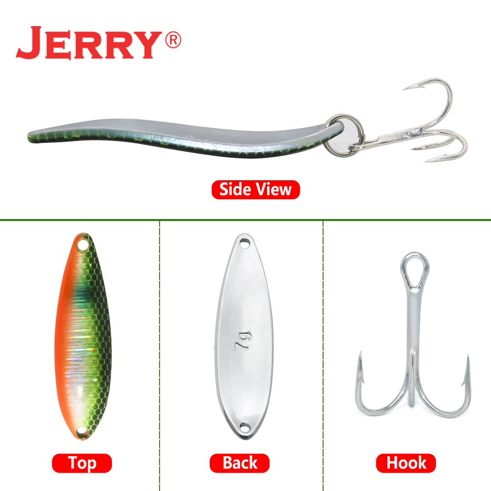 Jerry JD Artificial Spoon Lure - 3D Printing Lure recension och pris