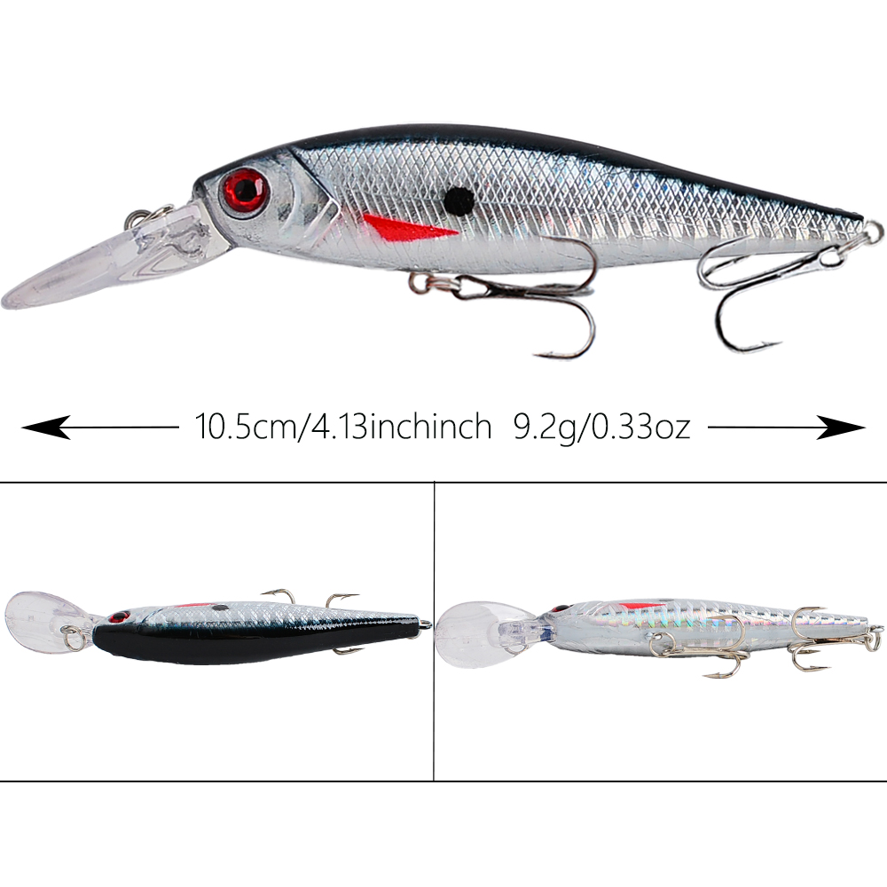 8Pcs Fishing Lure 10cm/9g Arti - 3D Printing Lure recension och pris