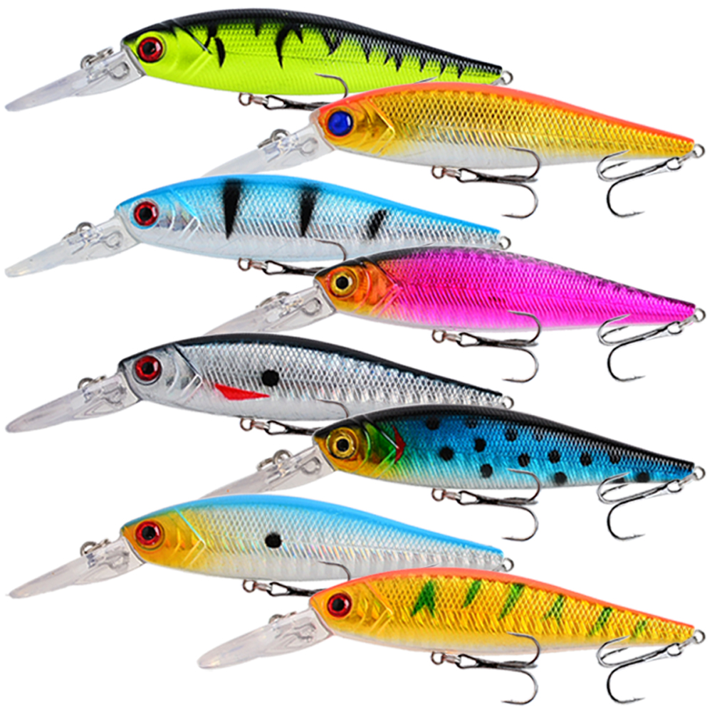 8Pcs Fishing Lure 10cm/9g Arti - 3D Printing Lure recension och pris
