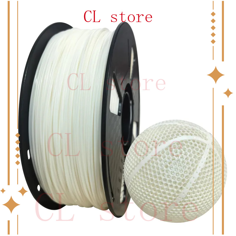 40D TPE Filament White 1.75mm  - 3D Printing Tpe recension och pris